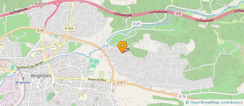 localisation de l'entreprise MONSIEUR SEDRAK TIRATSOUIAN à BRIGNOLES