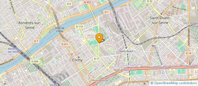 localisation de l'entreprise MONSIEUR SEDRIGUE AMISODAR à CLICHY