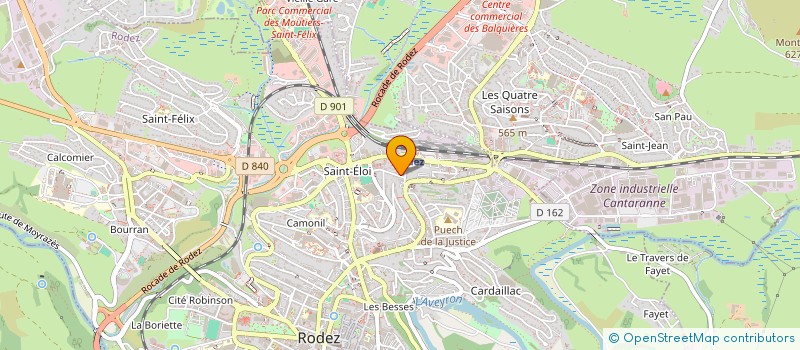 localisation de l'entreprise MONSIEUR SEDROPHE ANDRIEU à RODEZ