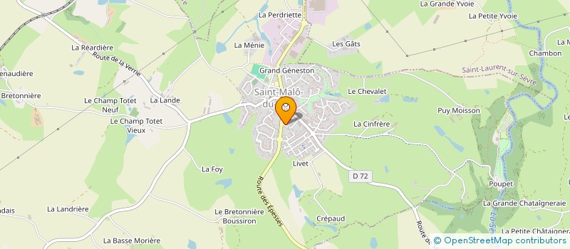 localisation de l'entreprise MONSIEUR SEFA KAYA  SAINT-MALO-DU-BOIS