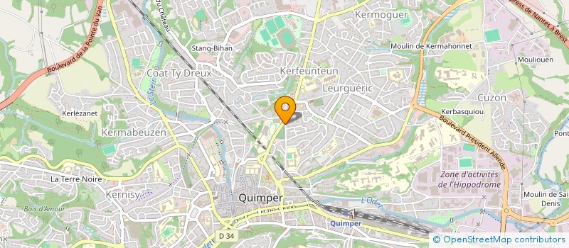 localisation de l'entreprise MONSIEUR SEFA KOYUNCU à QUIMPER