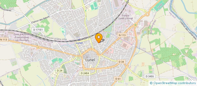 localisation de l'entreprise MONSIEUR SEFA TEMEL  LUNEL