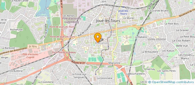 localisation de l'entreprise MONSIEUR SEFADINE AHMAT  JOUE-LES-TOURS