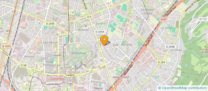 localisation de l'entreprise MONSIEUR SEFAI OZBOLAT  SAINT-MARTIN-D'HERES
