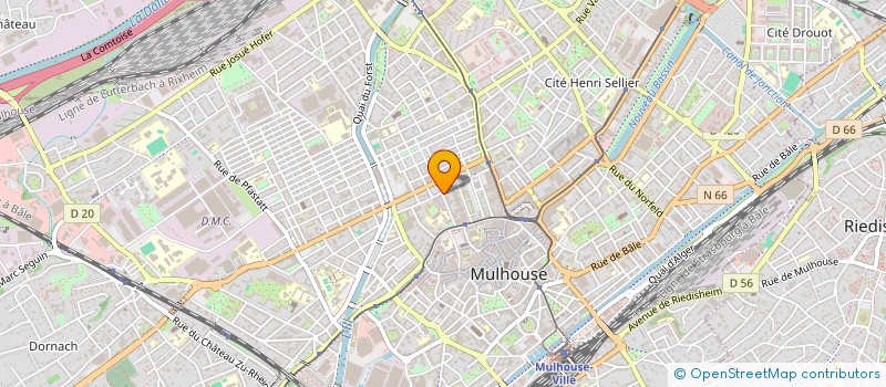 localisation de l'entreprise MONSIEUR SEFIKO HALILOVIC  MULHOUSE