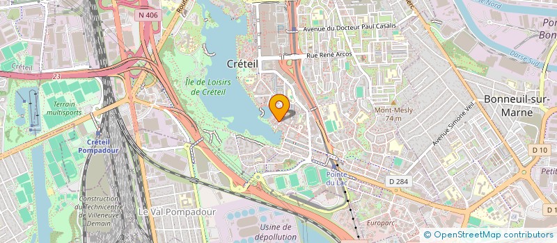 localisation de l'entreprise MONSIEUR SEGA CISSE  CRETEIL