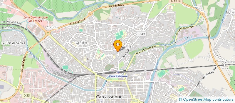localisation de l'entreprise MONSIEUR SEGA DEMBELE à CARCASSONNE