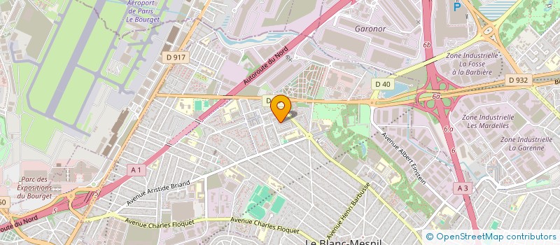 localisation de l'entreprise MONSIEUR SEGA DIARRA à LE BLANC-MESNIL