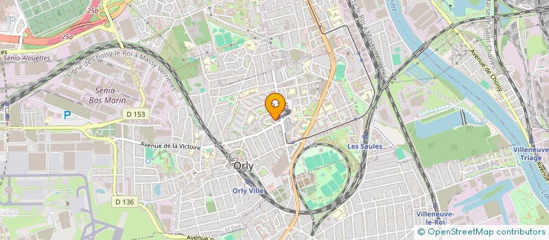 localisation de l'entreprise MONSIEUR SEGA TRAORE  ORLY