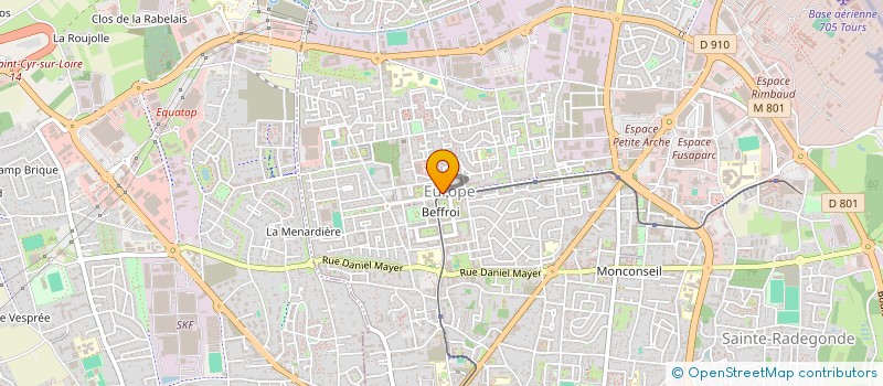 localisation de l'entreprise MONSIEUR SEGADE MOUKOKO  TOURS