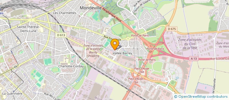 localisation de l'entreprise MONSIEUR SEGNON OULAI  MONDEVILLE