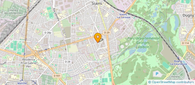 localisation de l'entreprise MONSIEUR SEGUI DIOP à STAINS