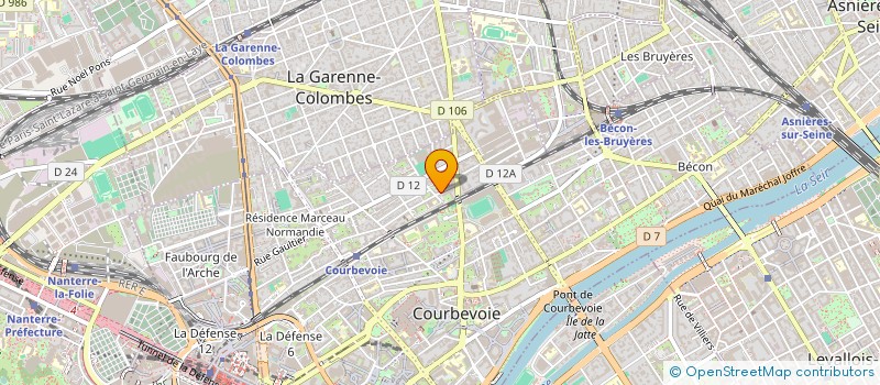 localisation de l'entreprise MONSIEUR SEGUNDO AREVALO AREVALO à COURBEVOIE