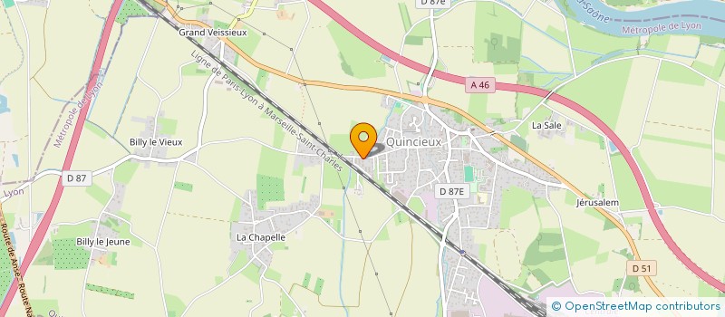 localisation de l'entreprise MONSIEUR SEHMI HMIDA  QUINCIEUX