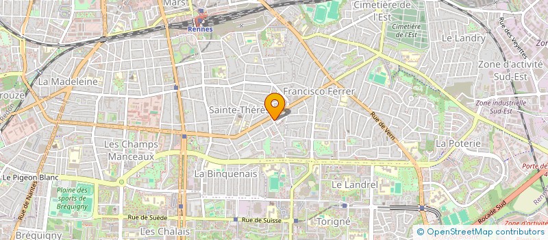 localisation de l'entreprise MONSIEUR SEID IBRAHIM YAYA  RENNES