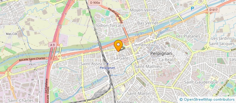 localisation de l'entreprise MONSIEUR SEIDOU MOLUH  PERPIGNAN