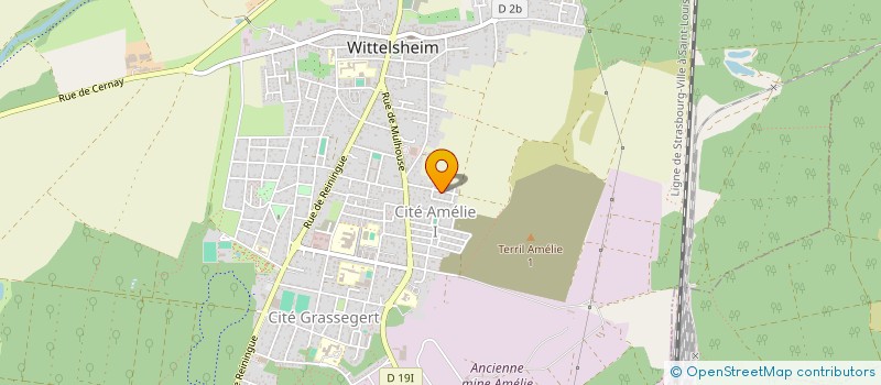 localisation de l'entreprise MONSIEUR SEIF BOUZAHZAH  WITTELSHEIM