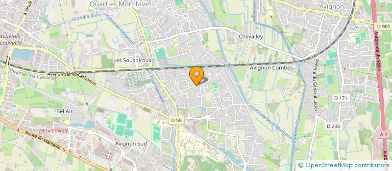 localisation de l'entreprise MONSIEUR SEIF CHIKH ALI  AVIGNON