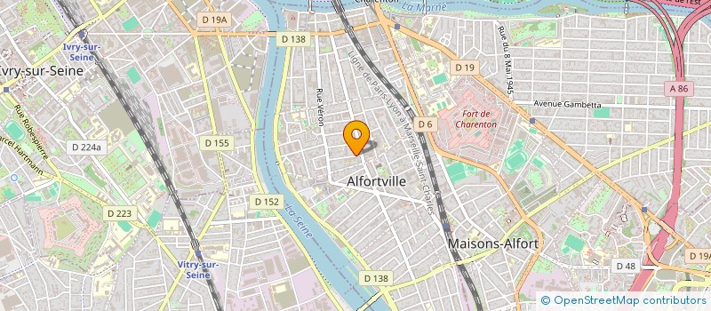 localisation de l'entreprise MONSIEUR SEIF EDDINE AMIROUCHE  ALFORTVILLE