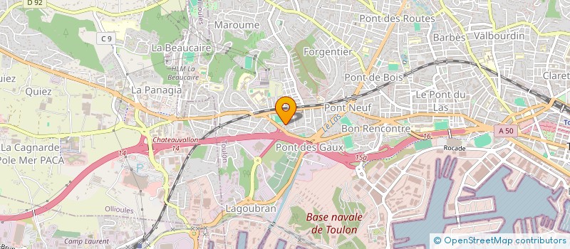 localisation de l'entreprise MONSIEUR SEIF EDDINE LAZAAR  TOULON