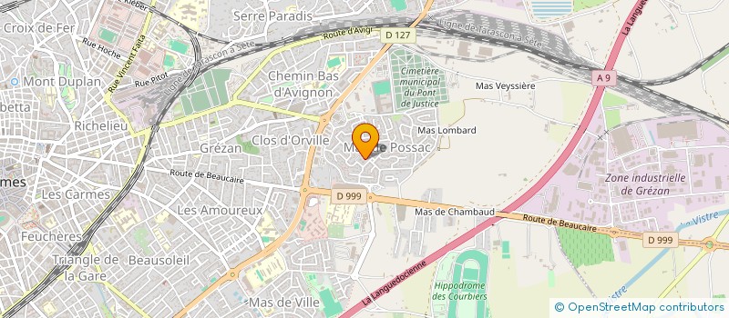 localisation de l'entreprise MONSIEUR SEIF EDDINE NOURI  NIMES