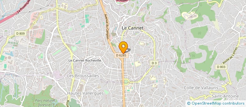 localisation de l'entreprise MONSIEUR SEIF EL DIN YAHMES à LE CANNET