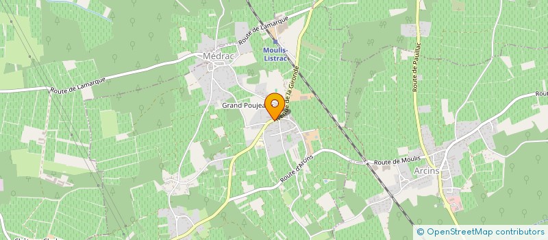 localisation de l'entreprise MONSIEUR SEIF MILED  MOULIS-EN-MEDOC