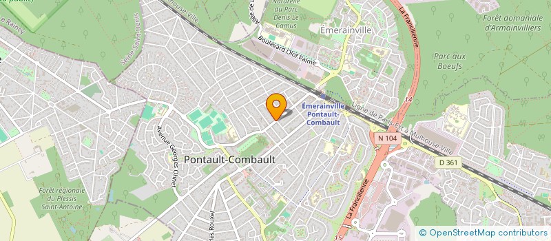 localisation de l'entreprise MONSIEUR SEIF OUERTANI à PONTAULT-COMBAULT