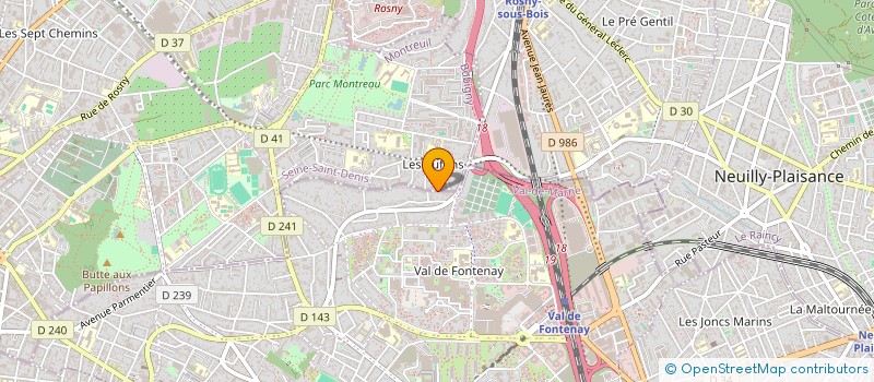 localisation de l'entreprise MONSIEUR SEIFALLAH SAHTEL à MONTREUIL