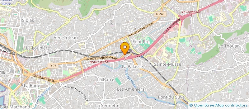 localisation de l'entreprise MONSIEUR SEIFALLAH SASSI  TOULON