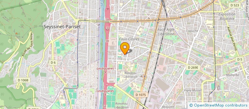 localisation de l'entreprise MONSIEUR SEIFEDDINE KABOUYA  GRENOBLE