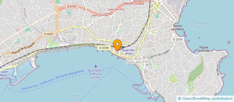 localisation de l'entreprise MONSIEUR SEIFEDDINE M'BAREK à ANTIBES