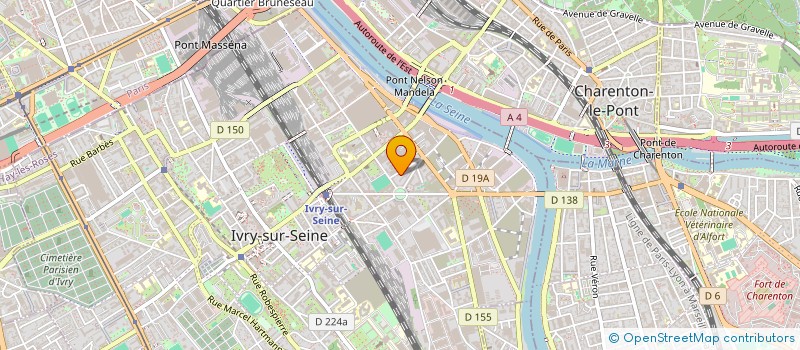 localisation de l'entreprise MONSIEUR SEIGA SACKO  IVRY-SUR-SEINE