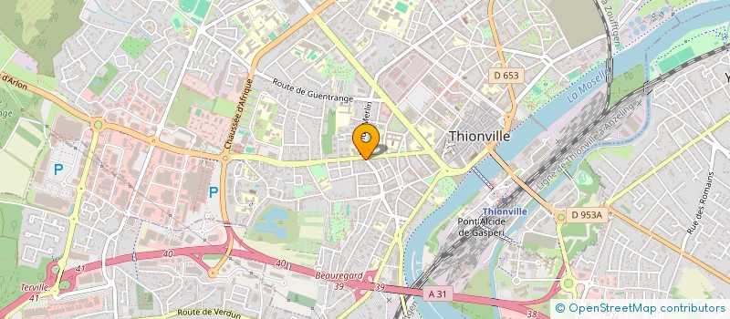 localisation de l'entreprise MONSIEUR SEJAD RAMO  THIONVILLE