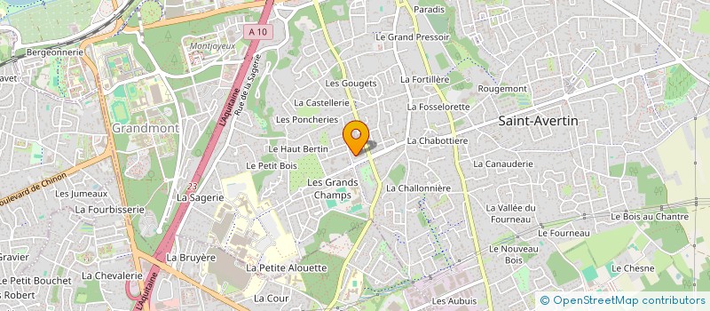 localisation de l'entreprise MONSIEUR SEKA AMOKOU  SAINT-AVERTIN