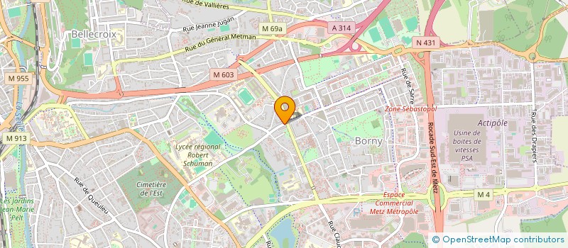 localisation de l'entreprise MONSIEUR SEKANDAR ALOKOZAY  METZ