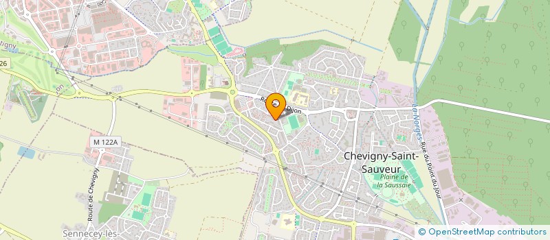 localisation de l'entreprise MONSIEUR SEKARA AJANTHA  CHEVIGNY-SAINT-SAUVEUR