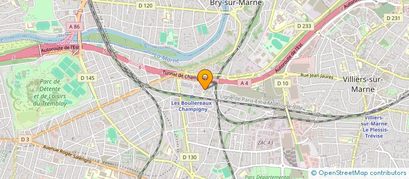 localisation de l'entreprise MONSIEUR SEKHOBA TANDJIGORA à CHAMPIGNY-SUR-MARNE