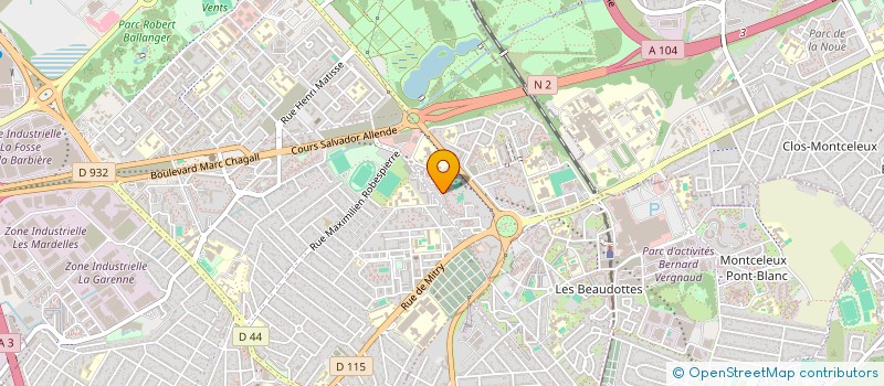 localisation de l'entreprise MONSIEUR SEKO GEORGES ARMAND ZEREGA à AULNAY-SOUS-BOIS