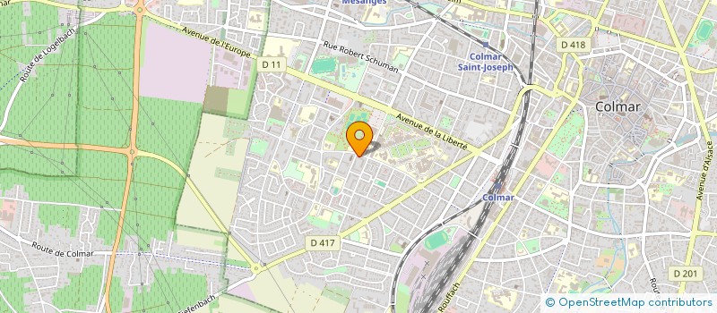 localisation de l'entreprise MONSIEUR SEKOU BAKAYOKO  COLMAR