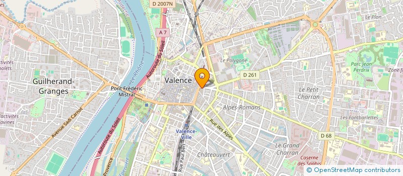 localisation de l'entreprise MONSIEUR SEKOU BAMBA  VALENCE