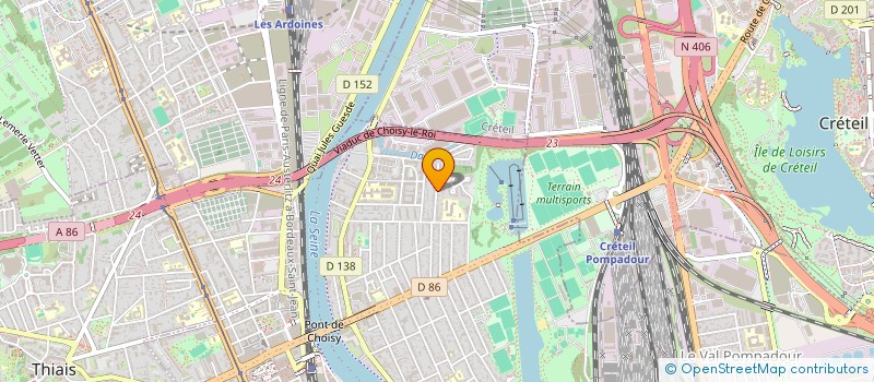 localisation de l'entreprise MONSIEUR SEKOU BEAUVALLET  CHOISY-LE-ROI