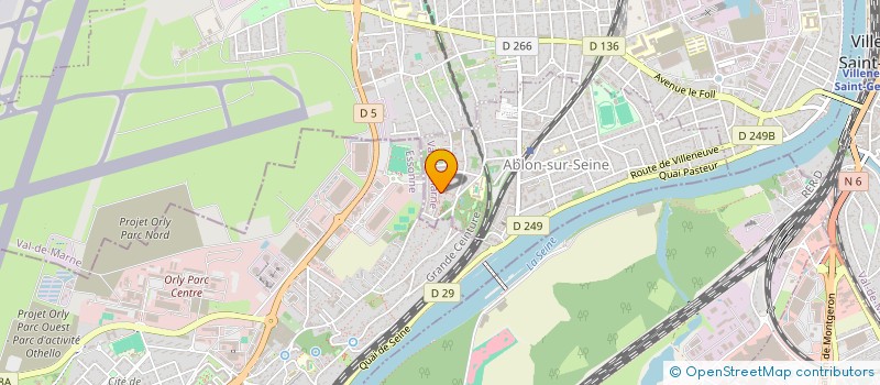 localisation de l'entreprise MONSIEUR SEKOU BOUARE à ABLON-SUR-SEINE