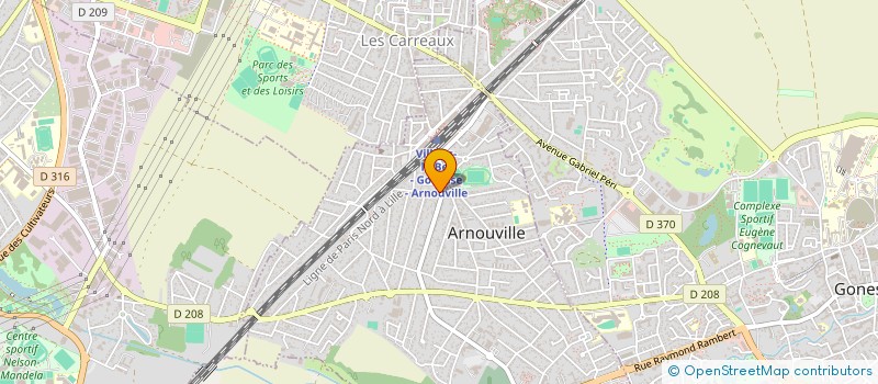 localisation de l'entreprise MONSIEUR SEKOU CAMARA  ARNOUVILLE