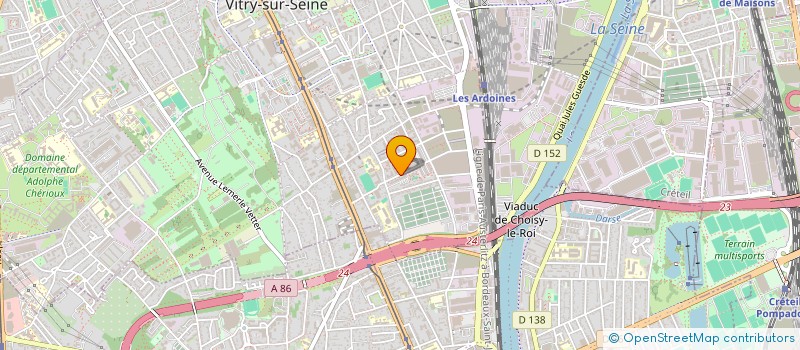 localisation de l'entreprise MONSIEUR SEKOU CAMARA  VITRY-SUR-SEINE