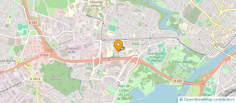 localisation de l'entreprise MONSIEUR SEKOU CAMARA à ANGERS