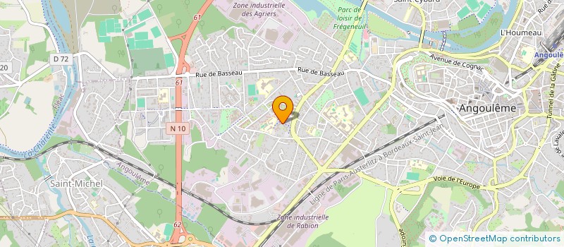 localisation de l'entreprise MONSIEUR SEKOU CAMARA à ANGOULEME