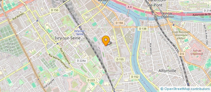 localisation de l'entreprise MONSIEUR SEKOU CISSE  IVRY-SUR-SEINE