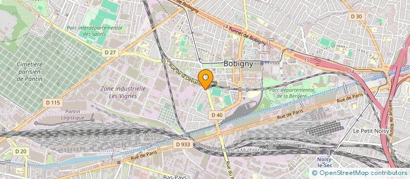 localisation de l'entreprise MONSIEUR SEKOU CISSE à BOBIGNY