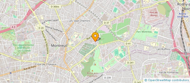 localisation de l'entreprise MONSIEUR SEKOU COULIBALY à MONTREUIL